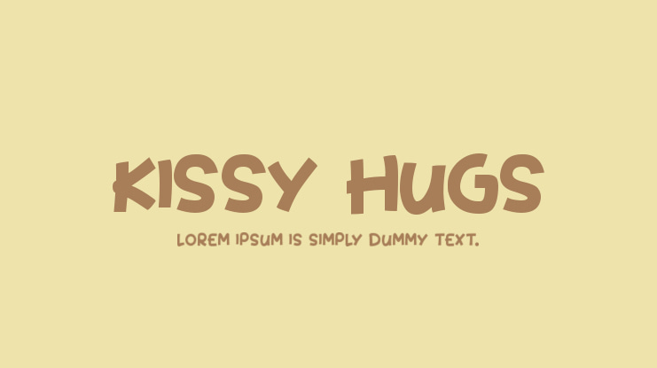 Kissy Hugs Font Family