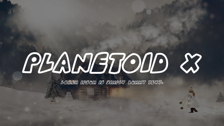 Planetoid X Font Family