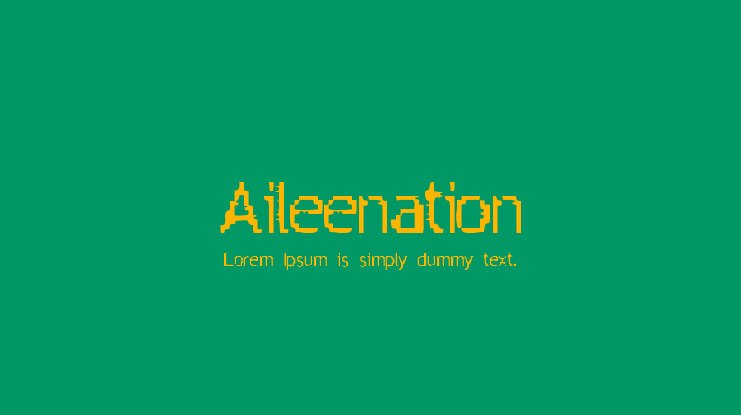 Aileenation Font