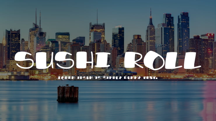 Sushi Roll Font Family