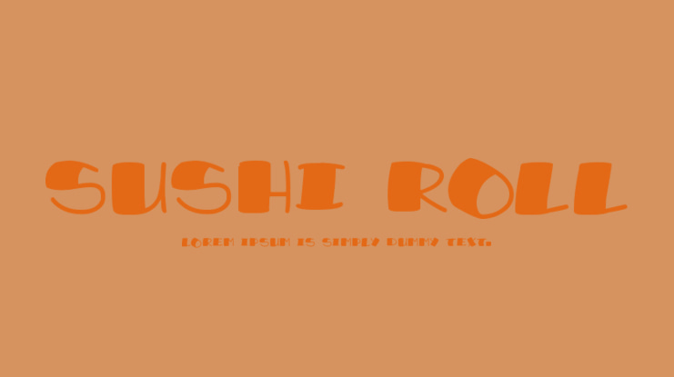 Sushi Roll Font Family