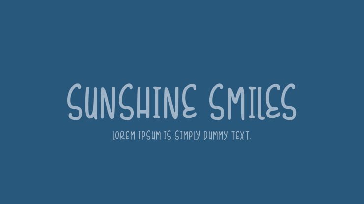 Sunshine Smiles Font Family