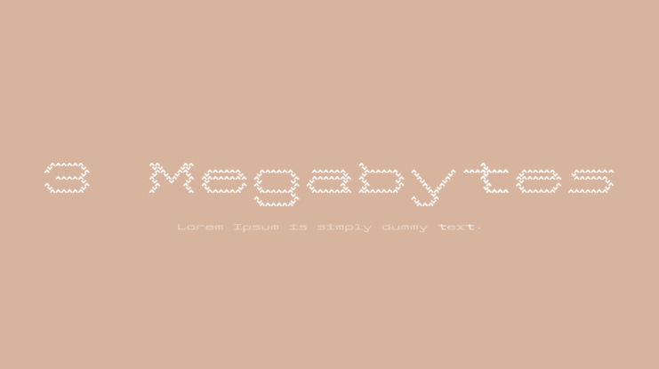 3 Megabytes Font