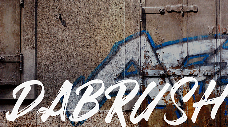 DABRUSH Font