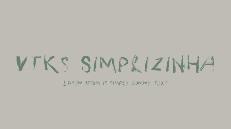 Vtks Simplizinha Font
