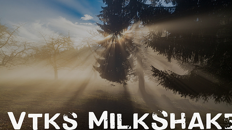 Vtks MilkShake Font