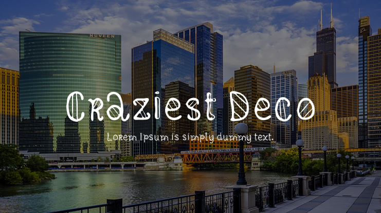 Craziest Deco Font