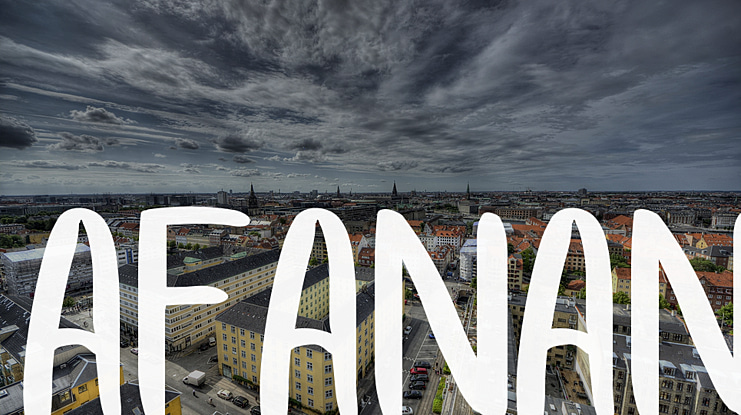 afanan Font