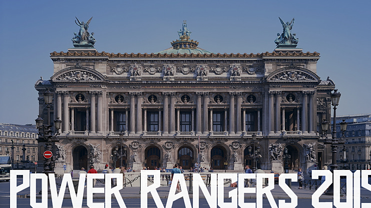 Power Rangers 2019 Font