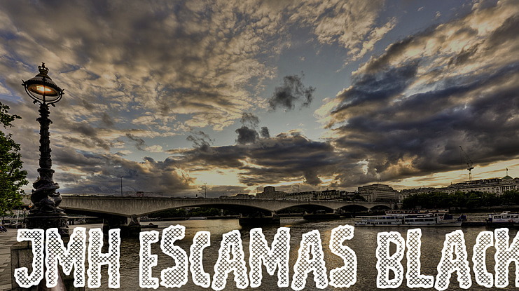 JMH Escamas Black Font Family