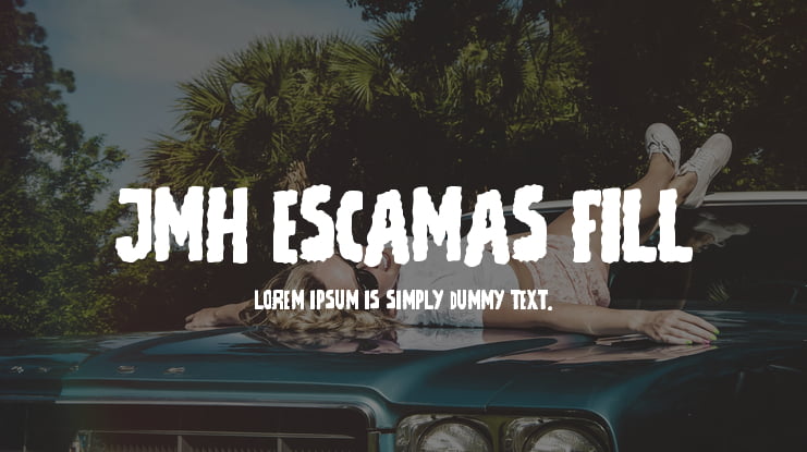 JMH Escamas Fill Font Family