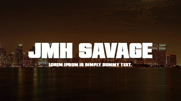 JMH Savage Font