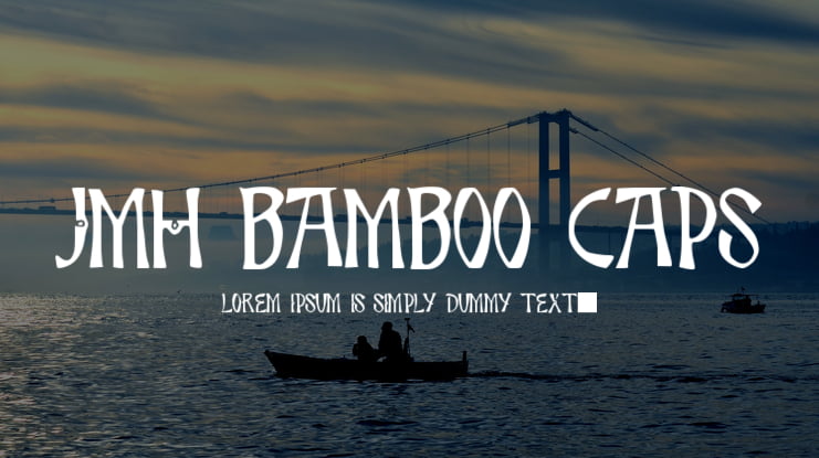 JMH Bamboo Caps Font