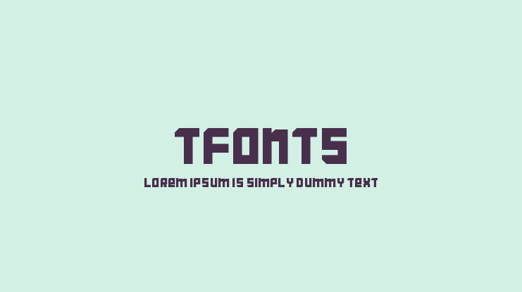 TFonts Font