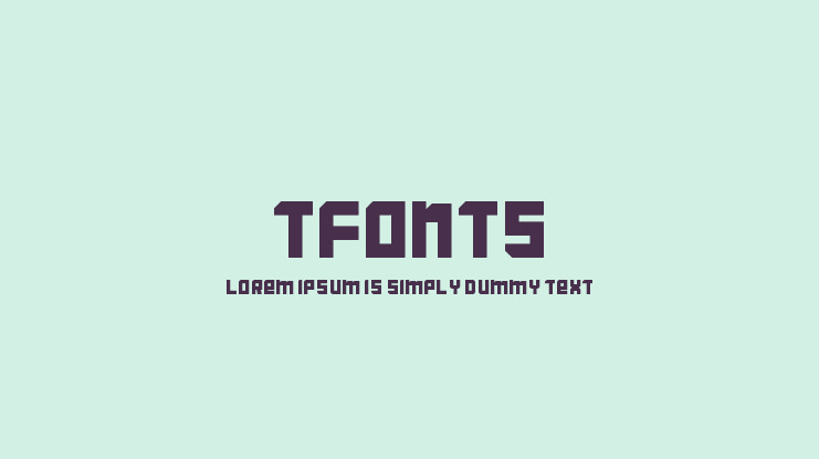 TFonts Font