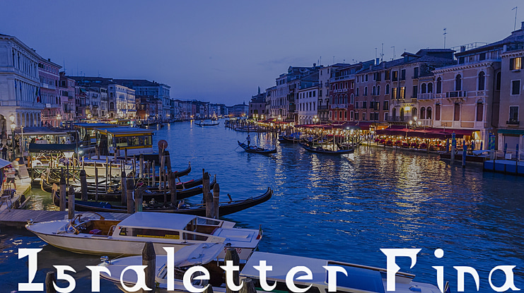Israletter Final Font