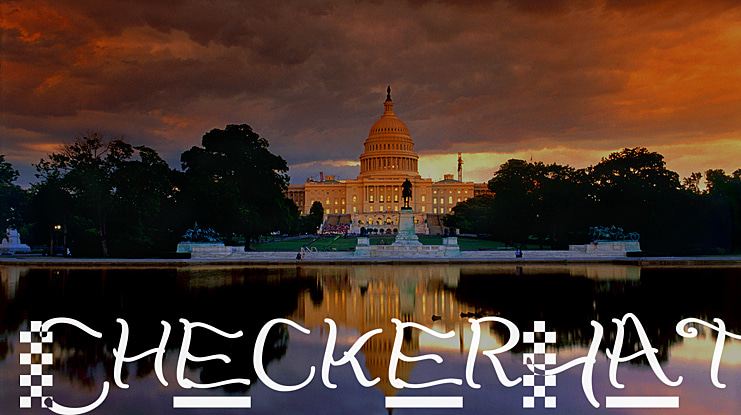 CheckerHat Font