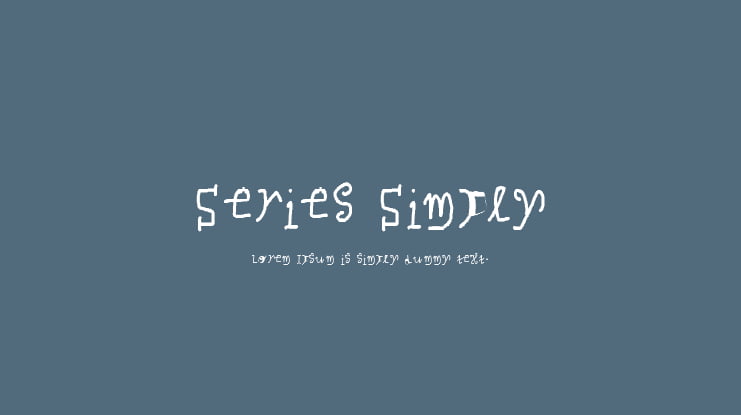 Series Simply Font