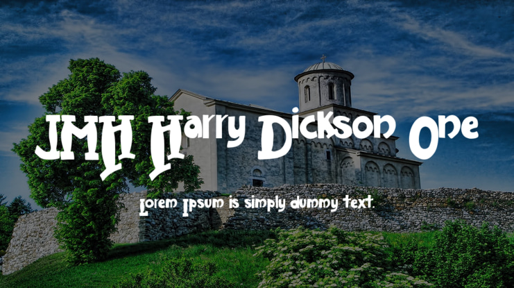 JMH Harry Dickson One Font Family