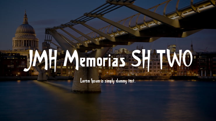 JMH Memorias SH TWO Font
