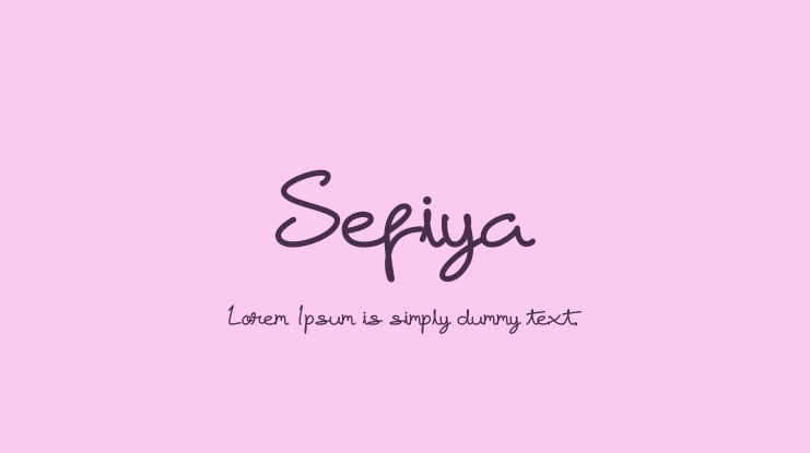 Sefiya Font
