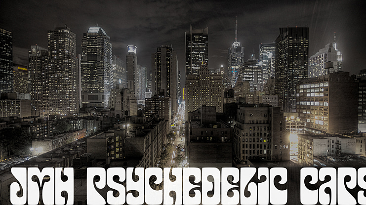 JMH Psychedelic CAPS Font