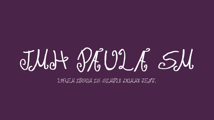 JMH Paula SM Font