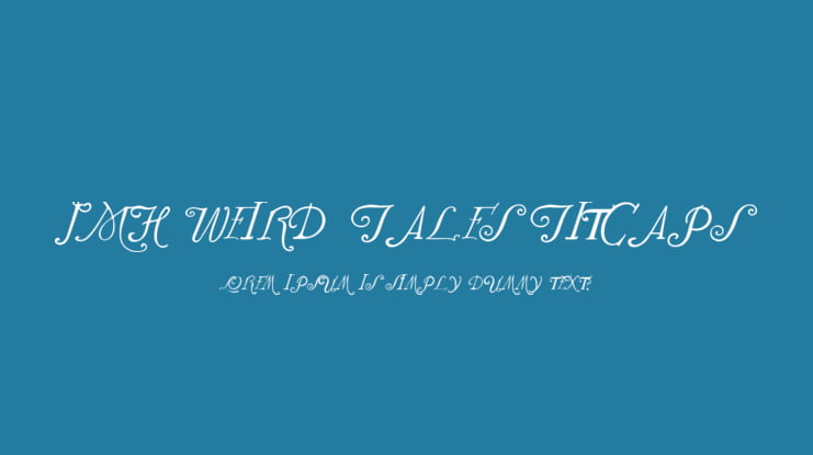 JMH Weird Tales TitCaps Font
