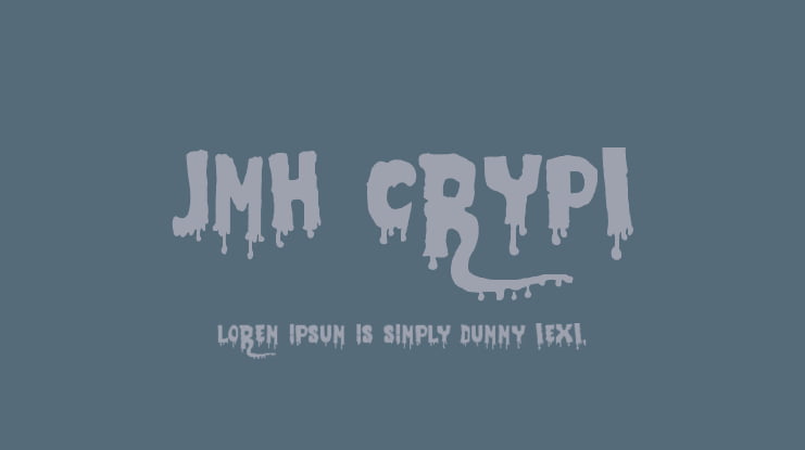 JMH CRYPT Font