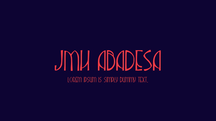 JMH Abadesa Font