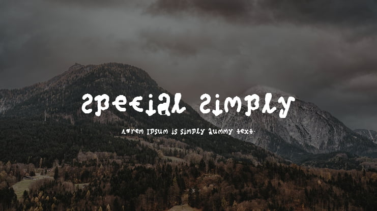Special Simply Font