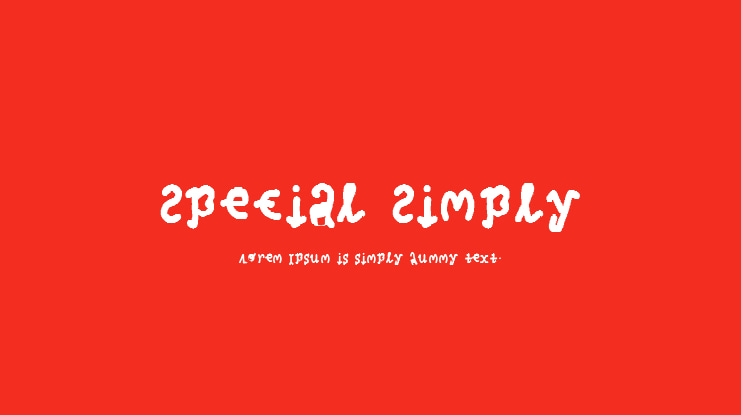 Special Simply Font