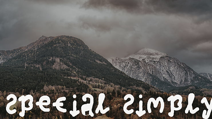 Special Simply Font