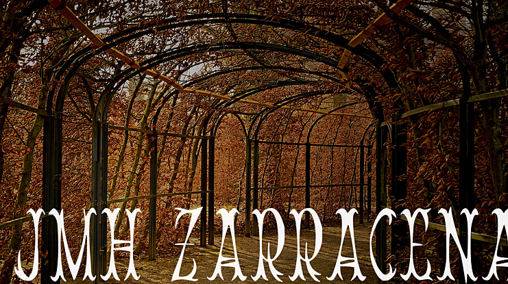 JMH Zarracena Font Family