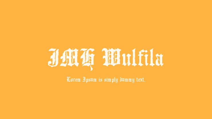 JMH Wulfila Font Family
