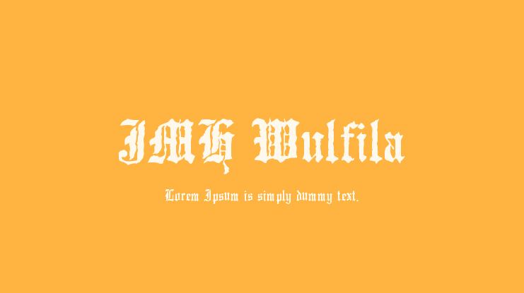 JMH Wulfila Font Family