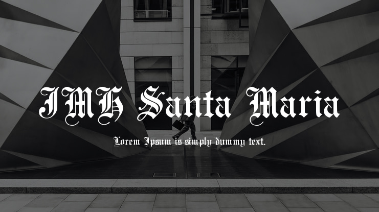 JMH Santa Maria Font Family
