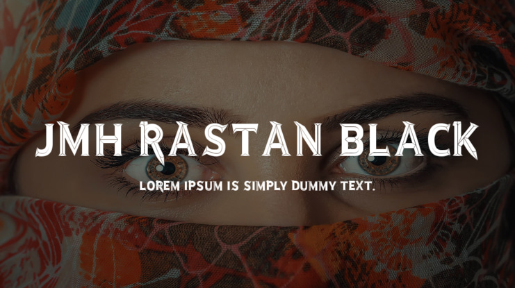 JMH Rastan Black Font Family
