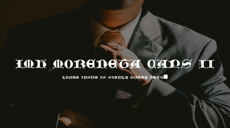 JMH Moreneta CAPS II Font