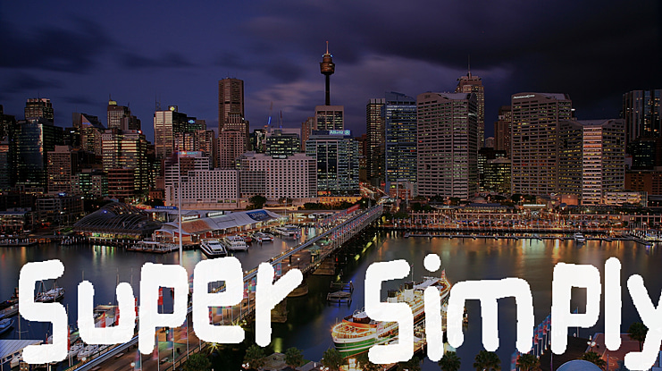 super simply Font