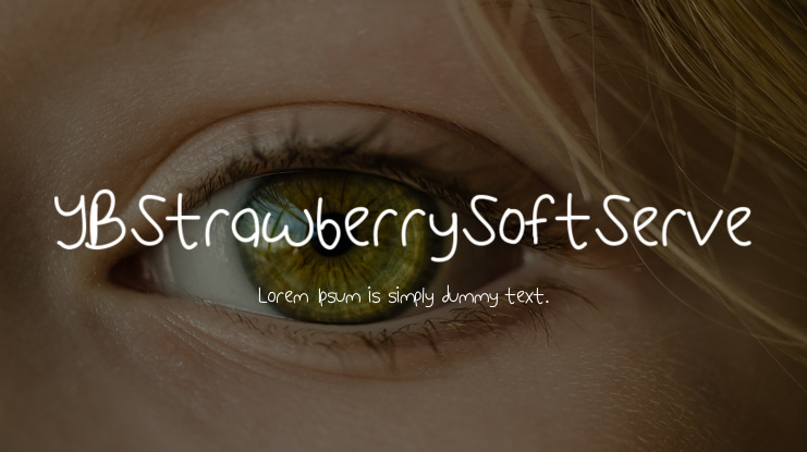 YBStrawberrySoftServe Font