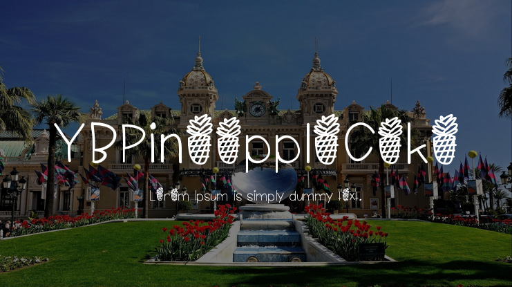 YBPineappleCake Font