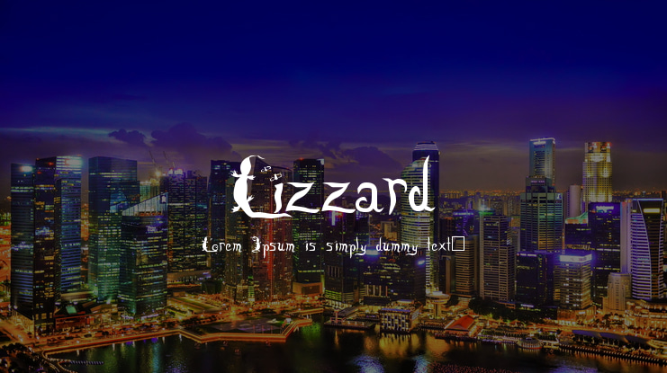 Lizzard Font