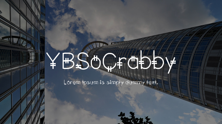 YBSoCrabby Font