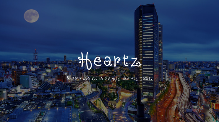 Heartz Font