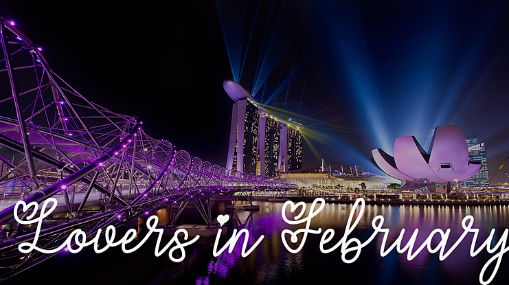 Lovers in February Font