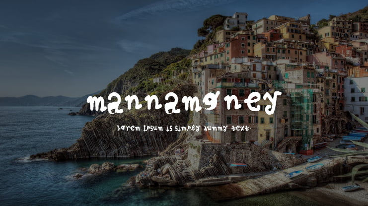 mannamoney Font