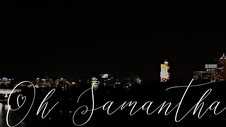 Oh Samantha Font