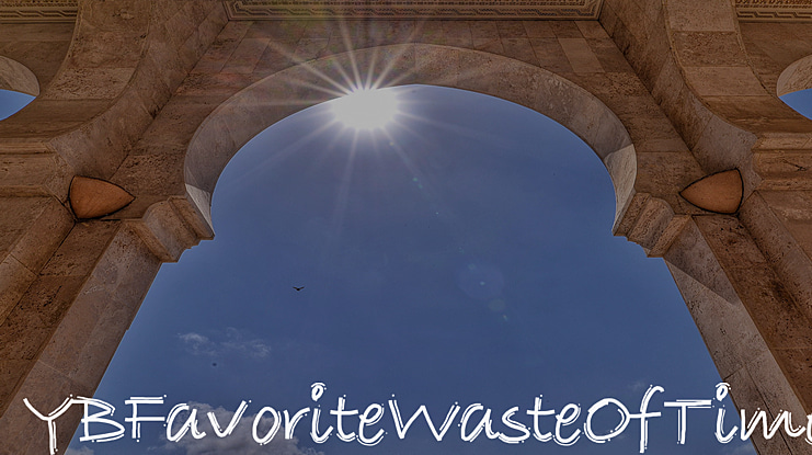 YBFavoriteWasteOfTime Font