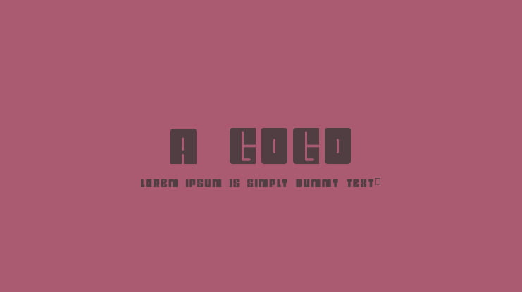 A GOGO Font